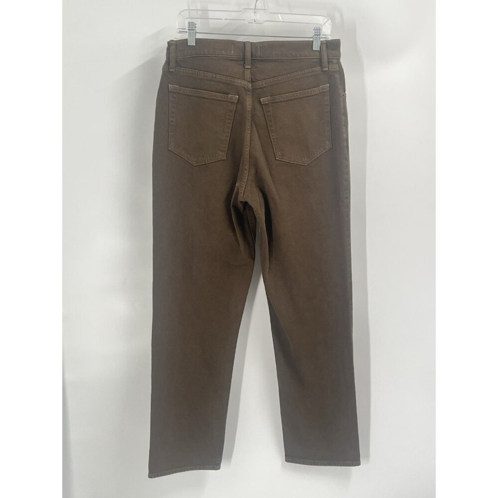 Abercrombie & Fitch The 90s Straight Ultra High Rise Jeans Brown Sz 30 NWT - Picture 4 of 6